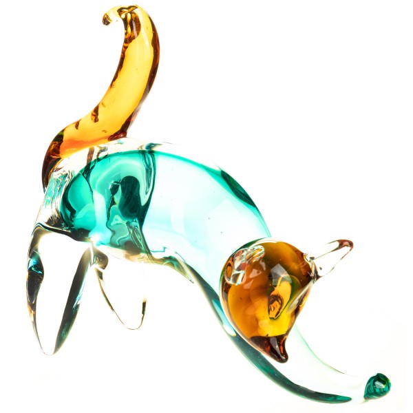 Murano-Stil Glas Katze GL1485