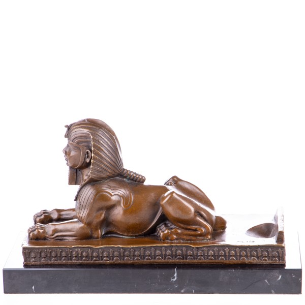 Bronzefigur Sphinx Weinflaschenhalter YB595