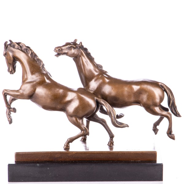 Bronzefigur Pferde YB671