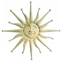 Metall Wanddekoration Sonne WK060686AG Metall Wanddekoration Sonne WK060686AG