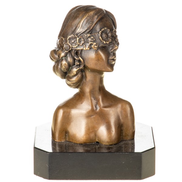 Bronzefigur Frauenbüste YB769