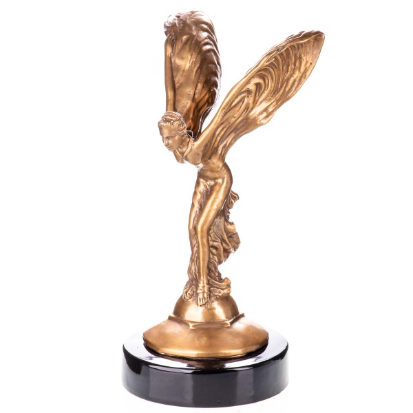 Bronze Emily auf Porzellan Sockel HM5296