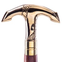 Gehstock mit Messingknauf in Form eines Ankers B187 Gehstock mit Messingknauf in Form eines Ankers B187