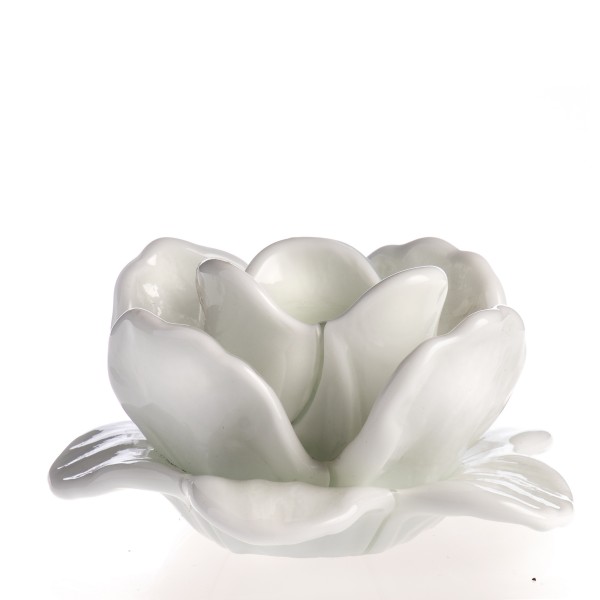 Murano-Stil Glas Kerzenständer Blume GL965