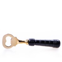 Flaschenöffner Messing mit Holzgriff A59A Flaschenöffner Messing mit Holzgriff A59A