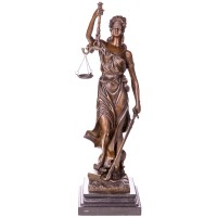 Bronzefigur Justitia YB818 Bronzefigur Justitia YB818
