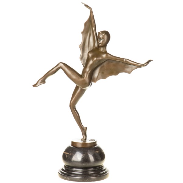 Art Deco Bronzefigur Tänzerin BT941