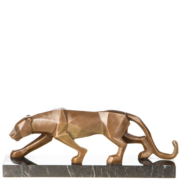 Moderne Bronzefigur kubistischer Panther YB772