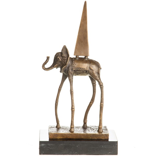 Moderne Bronzefigur Elefant YB958