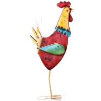 Metall Gartenfigur Hahn XF509 Metall Gartenfigur Hahn XF509