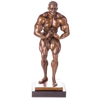 Bronzefigur Bodybuilder YB825 Bronzefigur Bodybuilder YB825