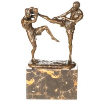 Bronzefigur Kickboxer BT436 Bronzefigur Kickboxer BT436