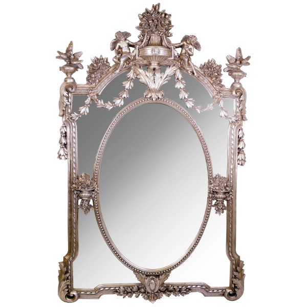 Spiegel mit Rahmen aus Polyresin LP101-S