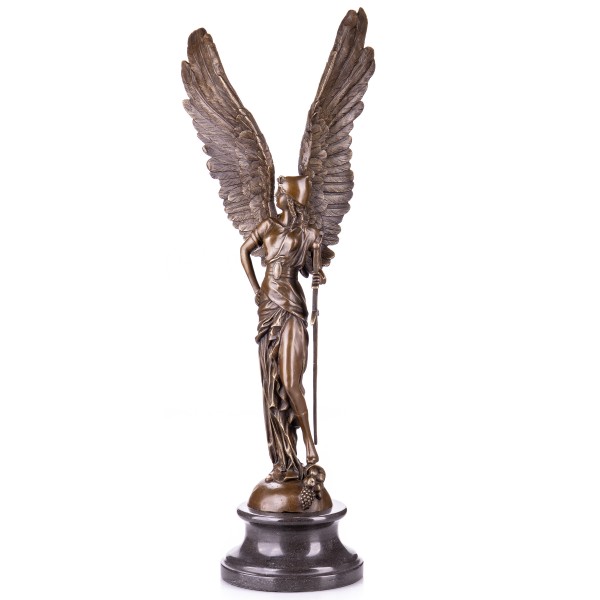 Mythologische Bronzefigur Erzengel Gabriel mit Schwert YB522