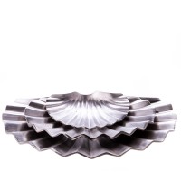 Aluminium Schalen in Muschelform Set/3 13A136 Aluminium Schalen in Muschelform Set/3 13A136