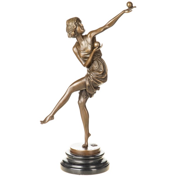 Art Deco Bronzefigur Tänzerin BT942