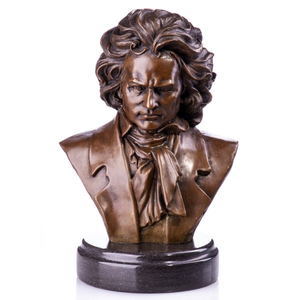 Bronzefigur Beethoven Büste YB319