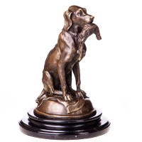 Bronzefigur Jagdhund YB742 Bronzefigur Jagdhund YB742