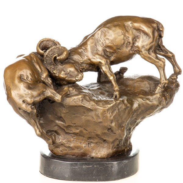 Bronzefigur Steinböcke YB966