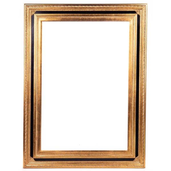 Holzrahmen Barock Schwarz/Gold 60 x 90 cm FR0134
