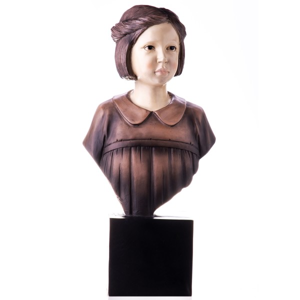 Mädchen Büste handbemalte Polyresinfigur TM333
