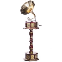 Grammofon mit Mechanischem Motor auf Säule R37 Grammofon mit Mechanischem Motor auf Säule R37