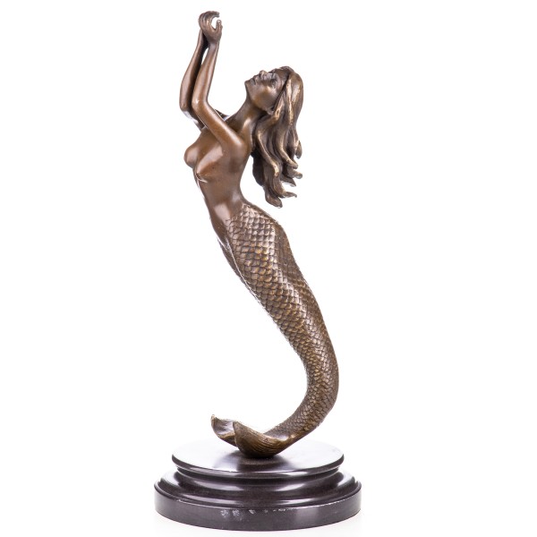 Bronzefigur Meerjungfrau YB646