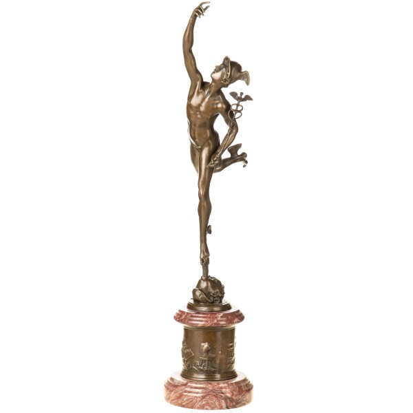 Mythologische Bronzefigur des Hermes / Merkur BT938