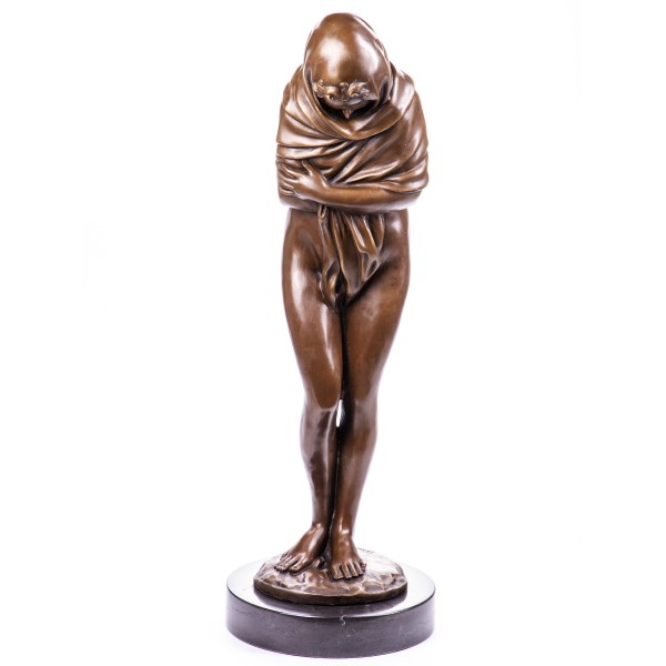 Bronzefigur "Die Frierende" nach Houdon YB193