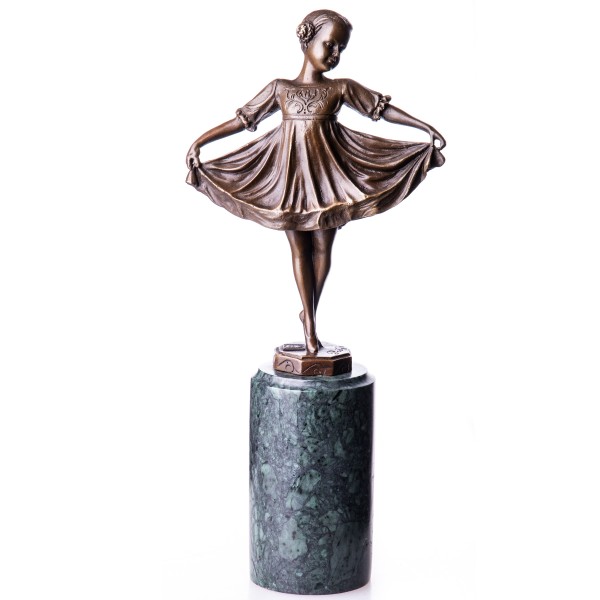 Bronzefigur Ballerina nach Ferdinand Preiss BT734