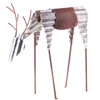 Metall Gartenfigur Rentier JUM326 Metall Gartenfigur Rentier JUM326