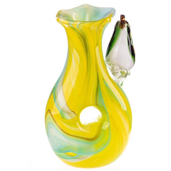 Murano-Stil Glas Vase mit Vogel GL1332