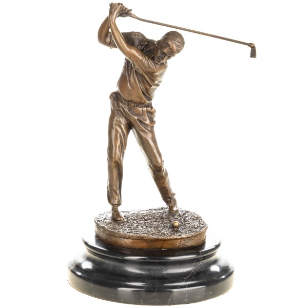 Bronzefigur Golfer YB979
