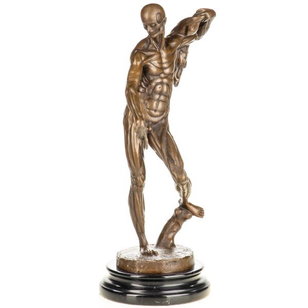 Bronzefigur Anatomie eines Mannes nach P. Franqueville YB1027