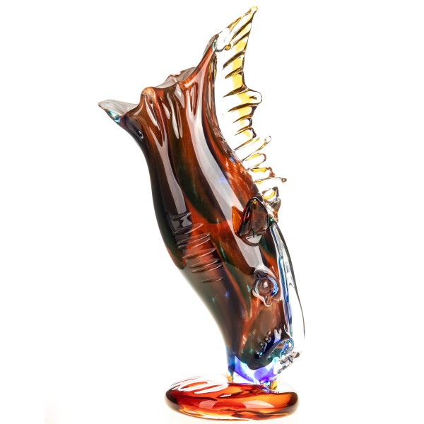 Murano-Stil Glas Vase Pferdekopf GL1490