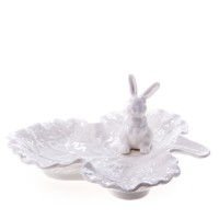 Keramik Schale mit Hase PC1016 Keramik Schale mit Hase PC1016