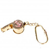 Messing Trillerpfeife Schlüsselanhänger KC103 Messing Trillerpfeife Schlüsselanhänger KC103