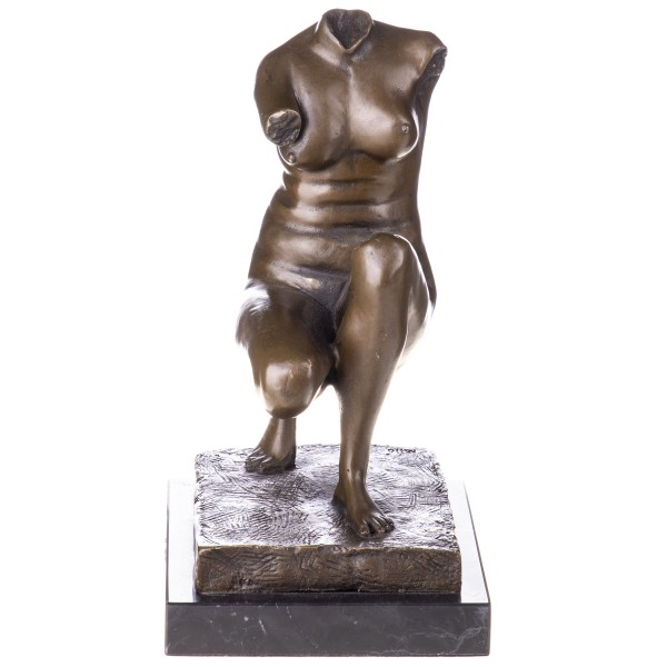 Bronzefigur weiblicher Torso YB708