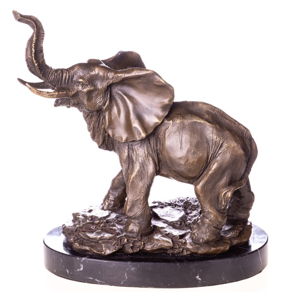 Bronzefigur Elefant YB711
