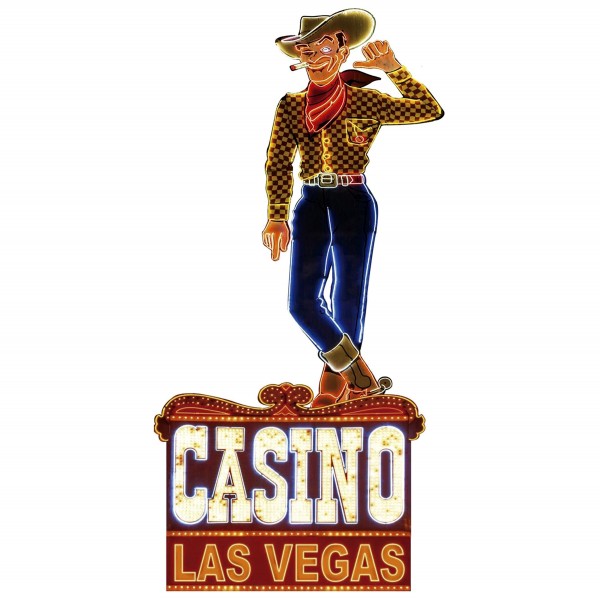 Geprägtes Blechschild Casino Las Vegas MP114