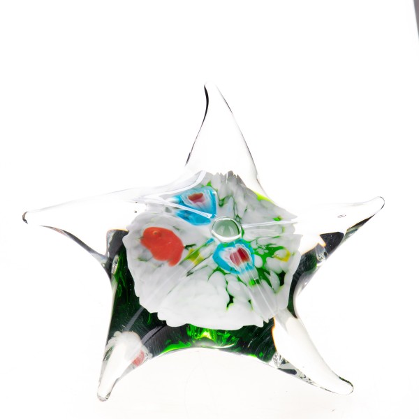 Murano-Stil Glas Briefbeschwerer Seestern GL861