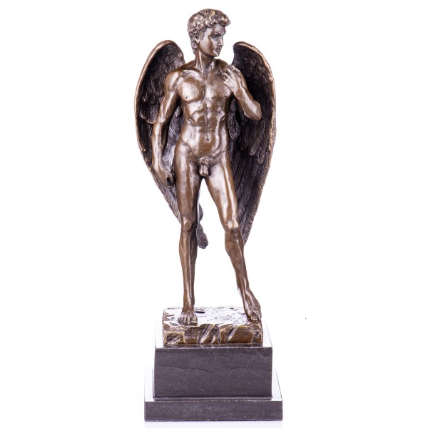 Bronzefigur David mit Flügeln BT241